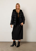 Giacca con inserti in pelliccia