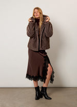 Giacca in pelliccia sintetica