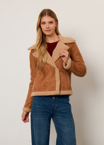 Giacca in pelle sintetica