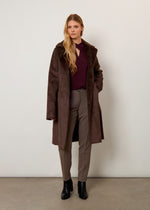 Cappotto in montone sintetico