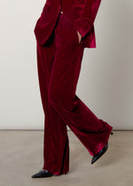 Jogger ampi in velluto