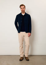 Giacca camicia in velluto