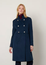 Cappotto doppiopetto misto lana