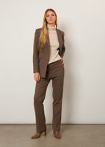 Pantaloni flare gessati