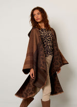 Poncho con cappuccio