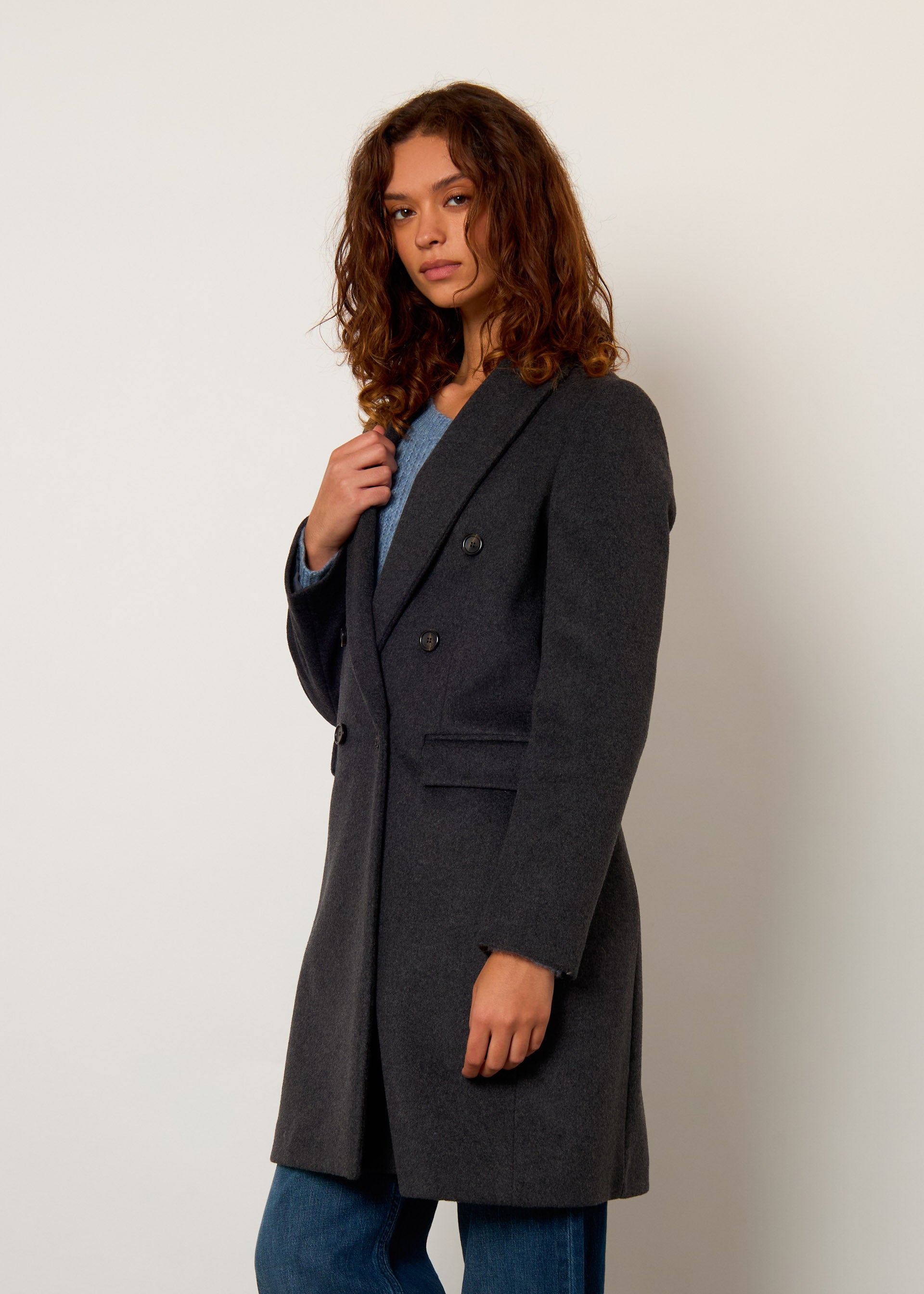 Doppiopetto in misto lana