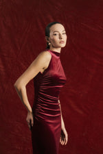 Abito lungo in ciniglia