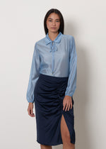 Longuette in satin