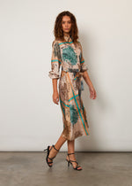 Chemisier lungo stampato