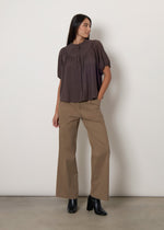 Pantaloni ampi in cotone