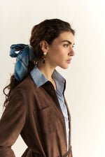 Giacca in vera pelle scamosciata