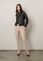 Bomber in vera pelle