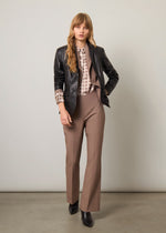 Blazer in vera pelle