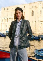 Blazer in vera pelle