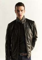 Biker in vera pelle