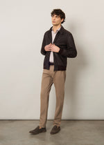 Bomber in vera pelle