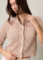 Cardigan traforato