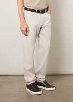 Pantaloni 5 tasche in cotone