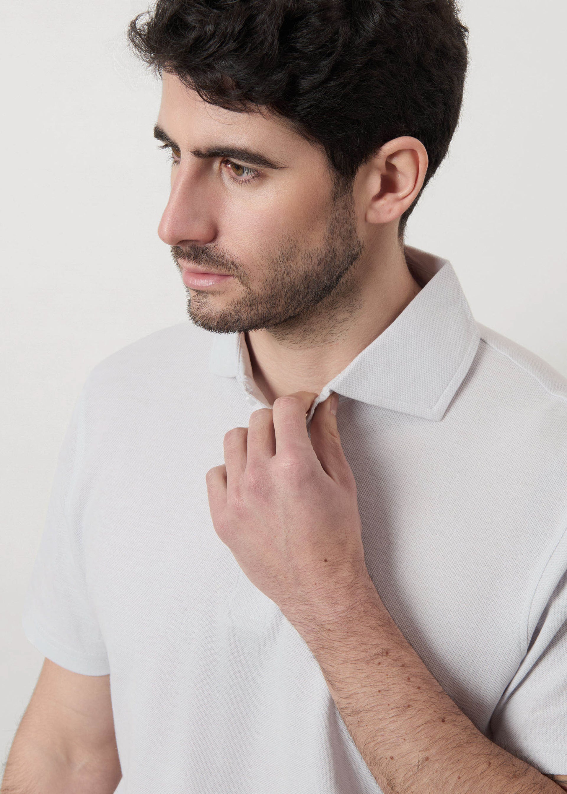 Polo in piquet di puro cotone