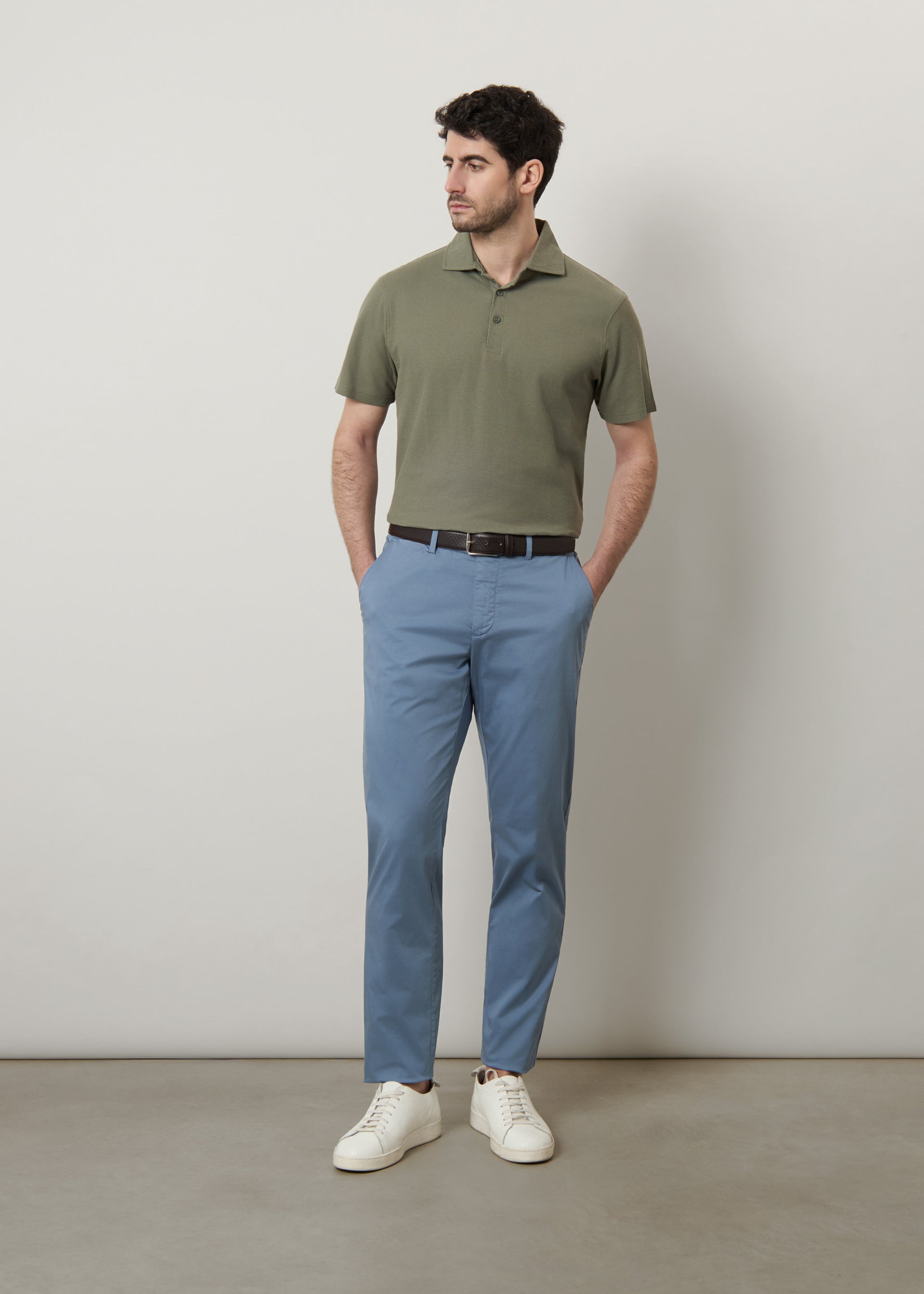 Polo in piquet di puro cotone