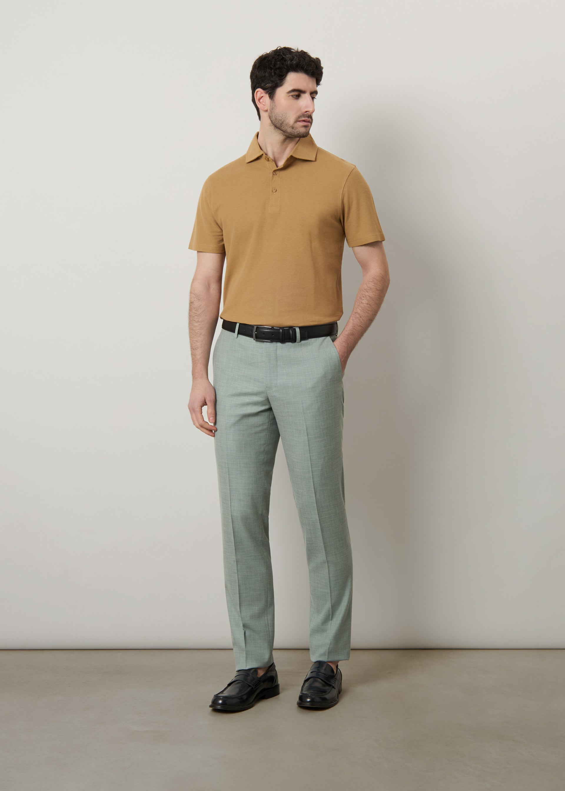 Polo in piquet di puro cotone