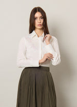 Camicia in cotone con paillettes