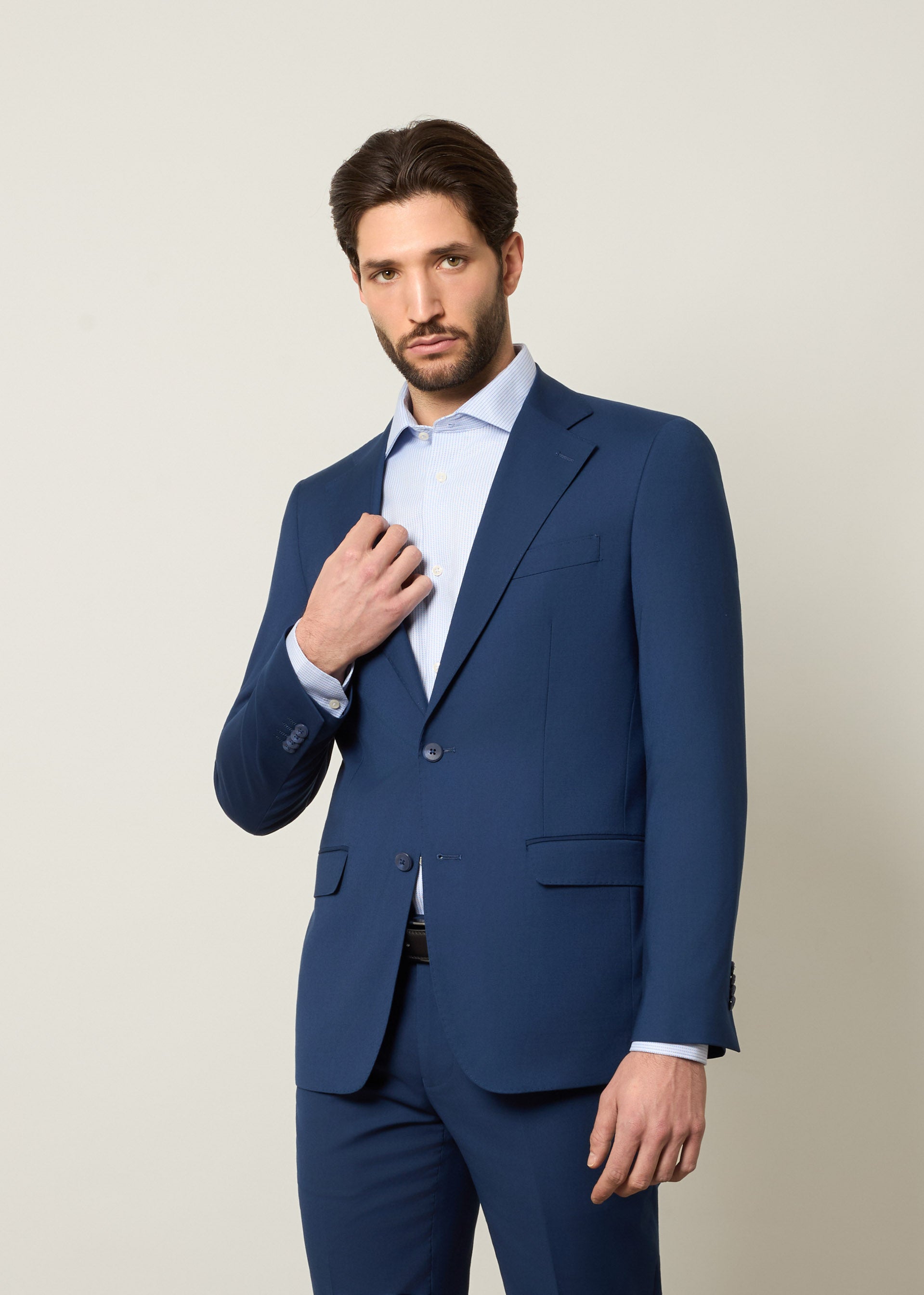 Completo slim fit tinta unita