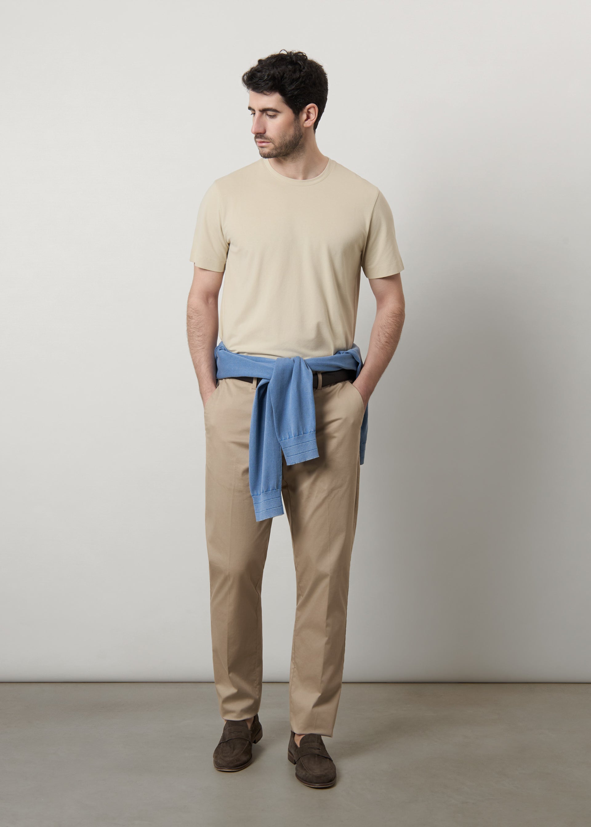 T-shirt in cotone stretch