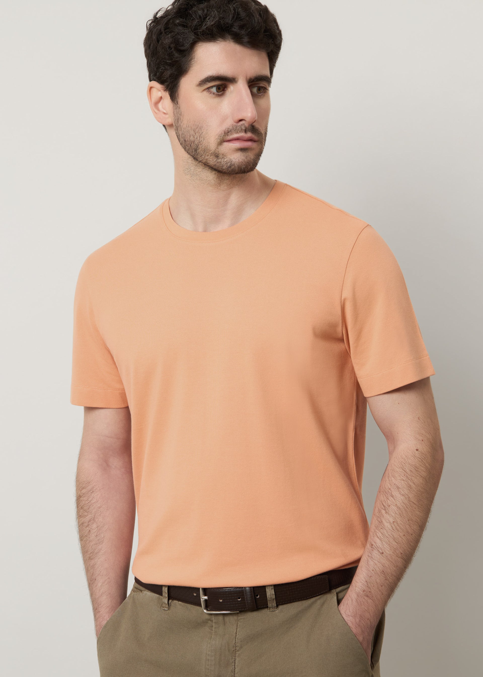 T-shirt in cotone stretch