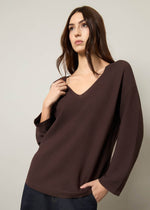 Pullover scollo a V