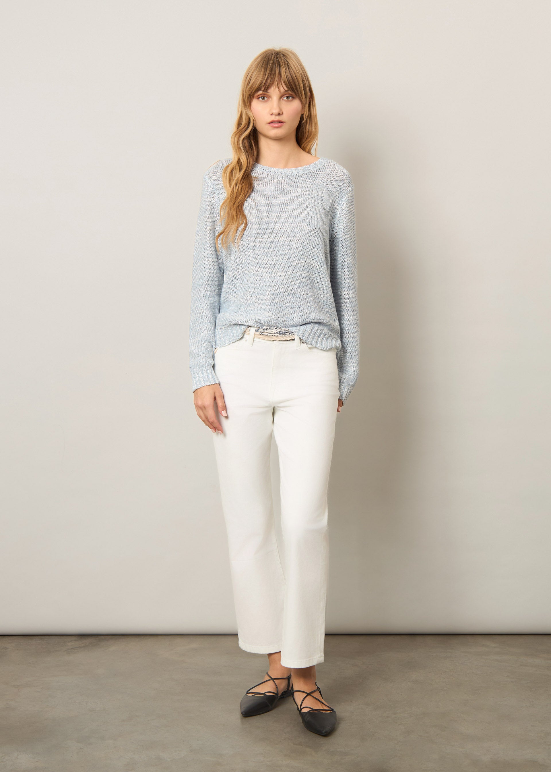 Pullover con paillettes