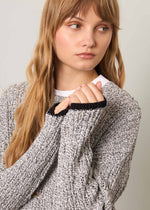 Pullover lavorato in puro cotone