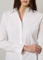 Camicia in cotone stretch