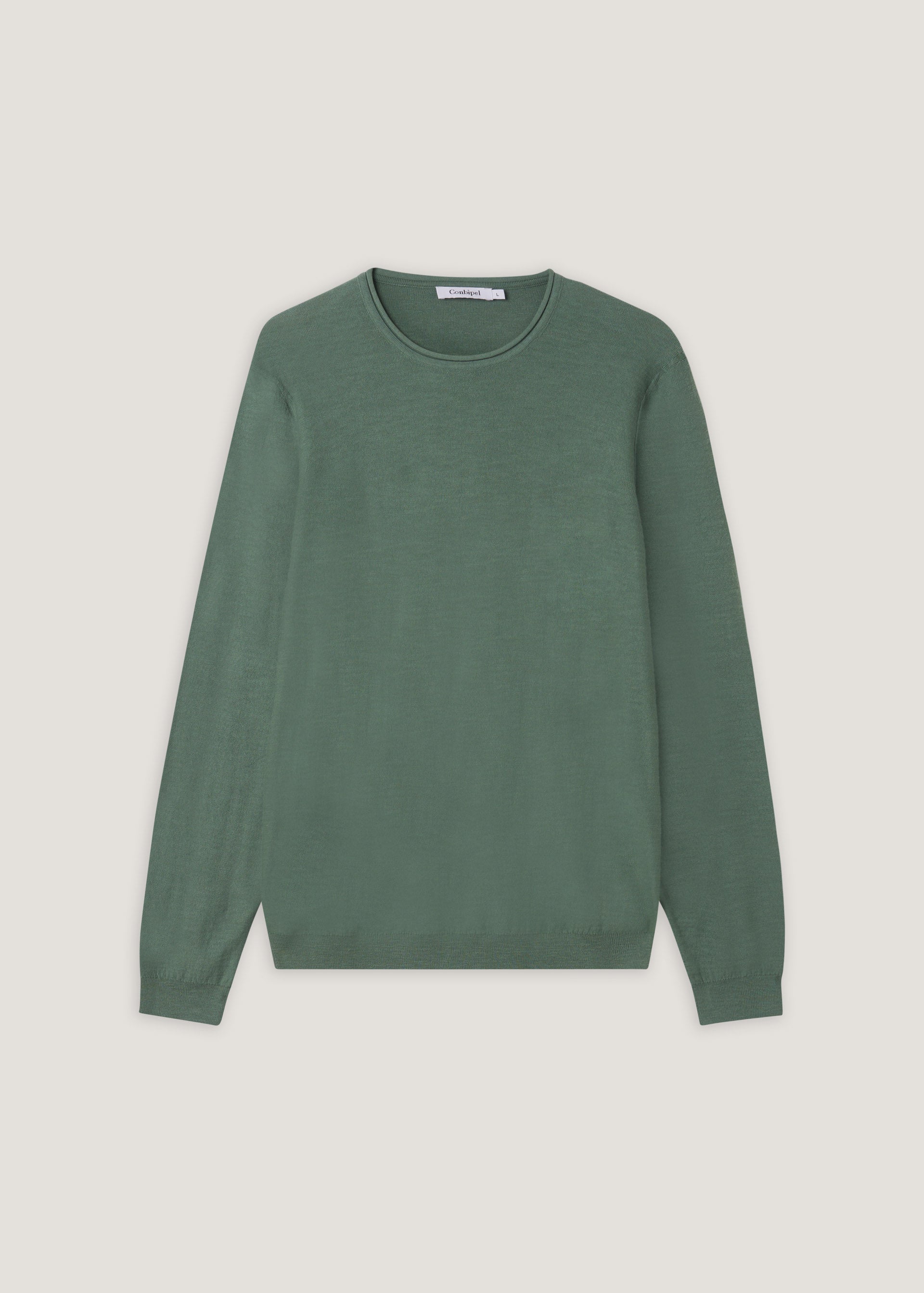 Pullover in cotone fiammato