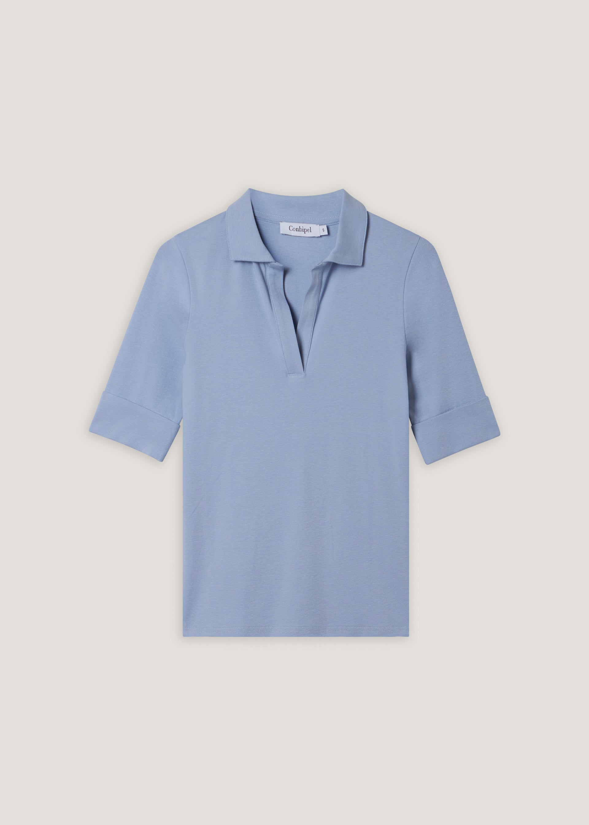 Polo in cotone elasticizzato