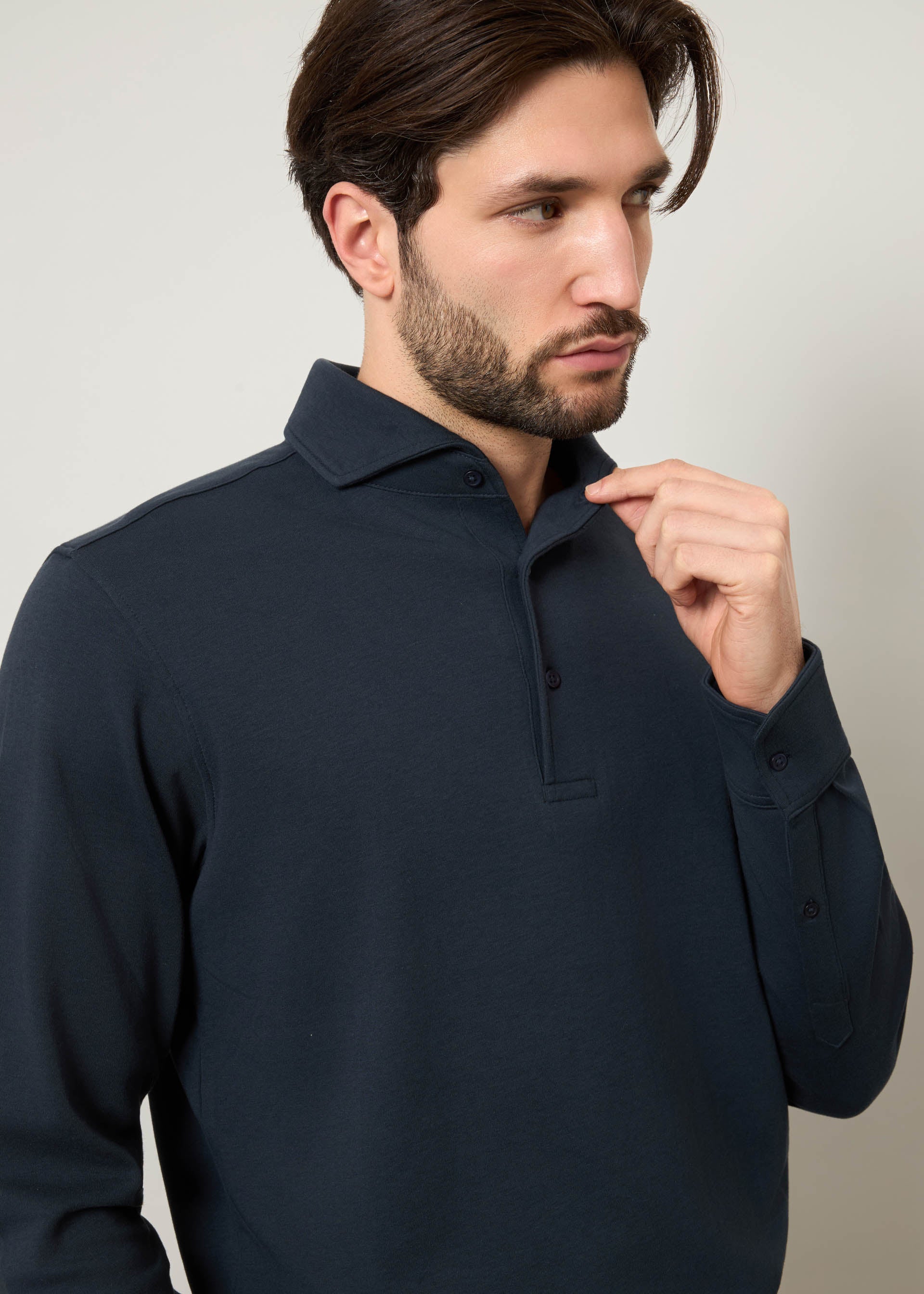 Polo in puro cotone interlock