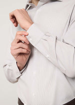 Camicia regular in cotone no stiro