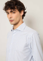 Camicia no iron regular puro cotone