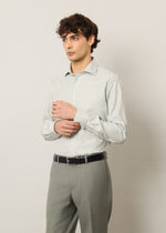 Camicia no iron slim puro cotone