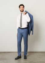 Camicia slim in cotone no stiro