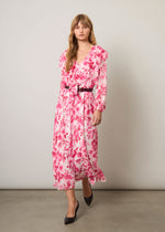 Abito in creponne stampa floreale