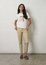 T-shirt in cotone con ricamo