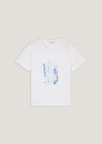T-shirt stampa grafica con foil