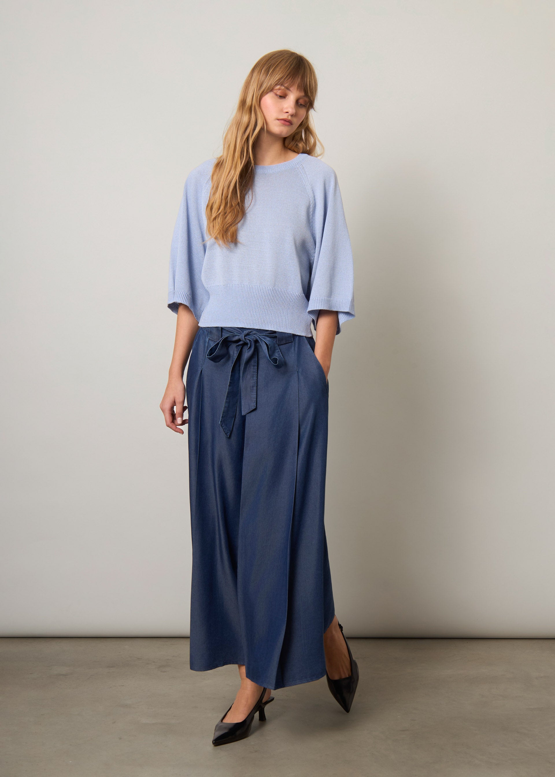 Pullover boxy maniche ampie