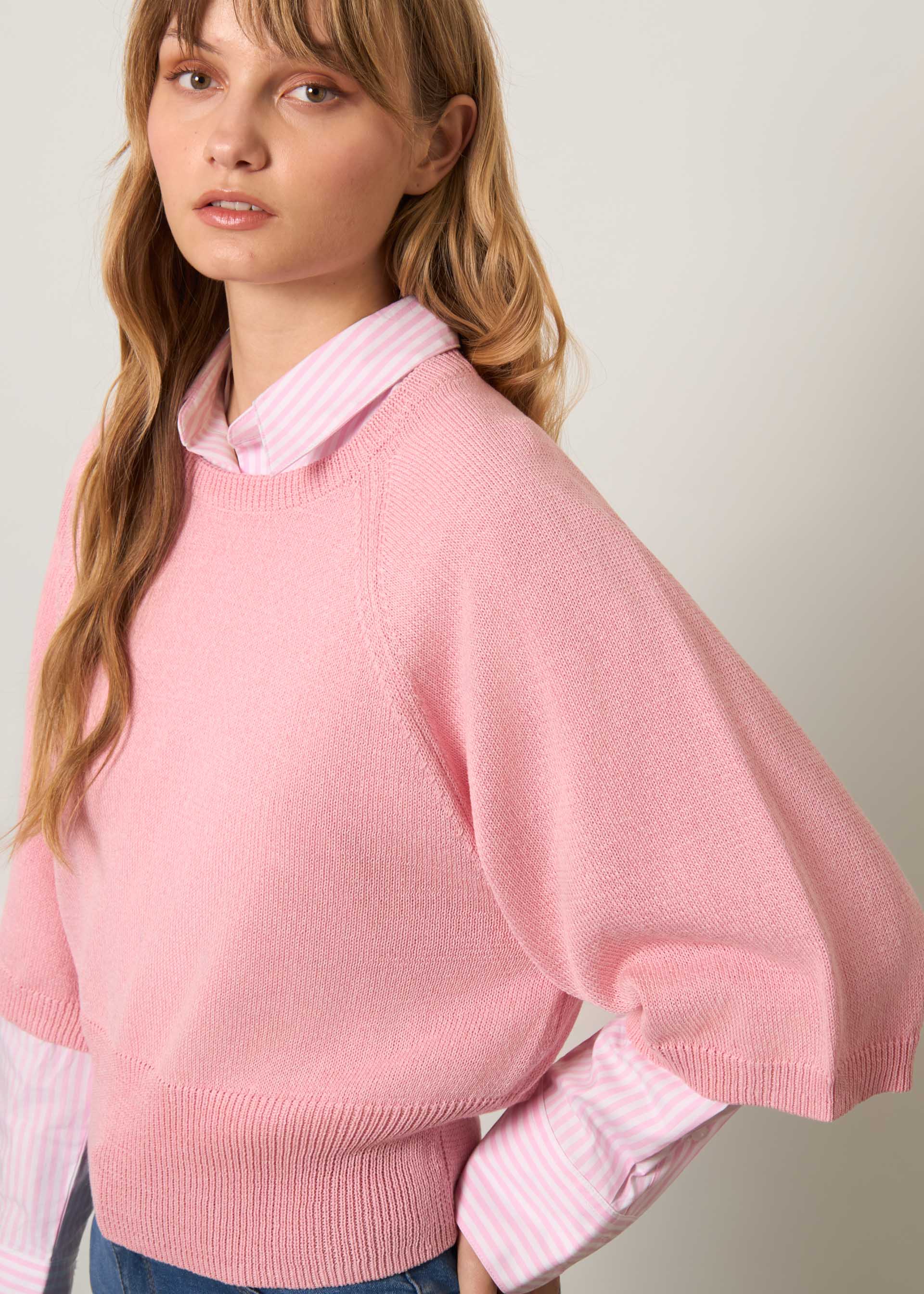 Pullover boxy maniche ampie