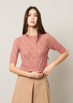 Pullover in maglia lavorata