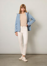 Pantaloni skinny a vita alta