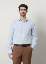 Camicia easy care slim fit micro fantasia