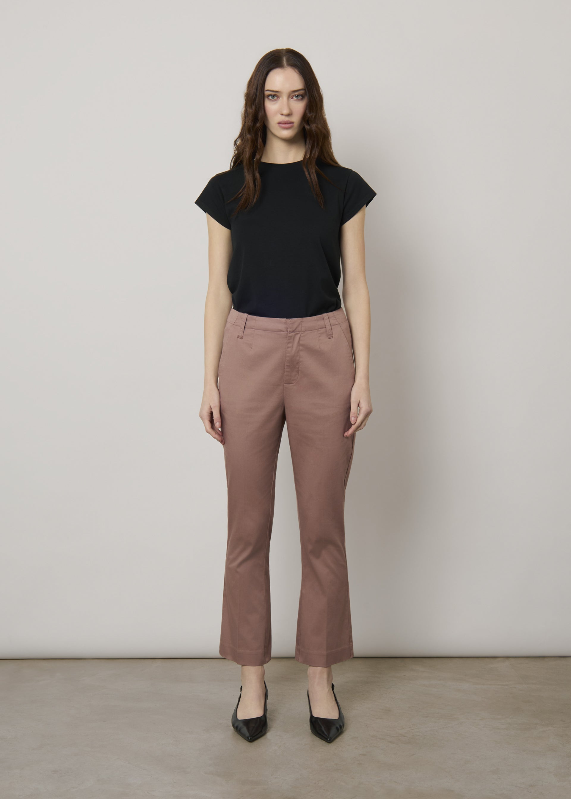 Chino flare in cotone