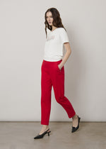 T-shirt in cotone con strass